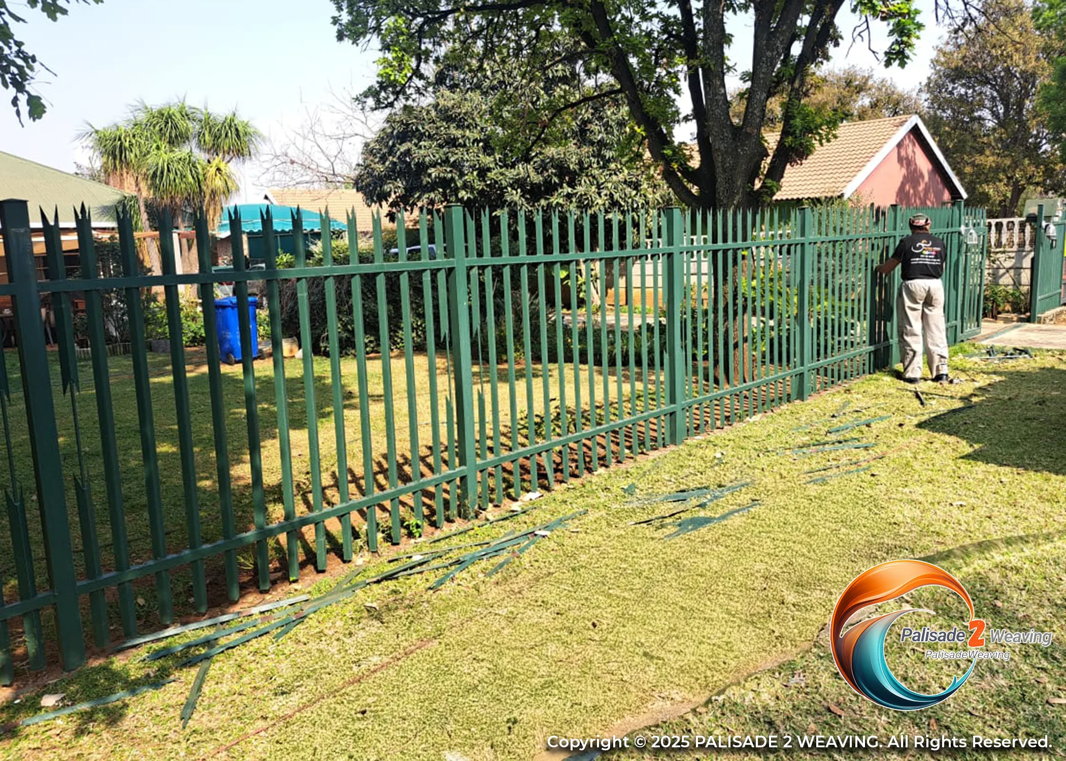 Palisade 2 Weaving Palisade Fence