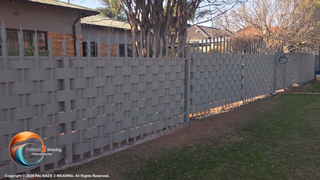 25m Cobblestone Palisade Weaving Installation in Discovery